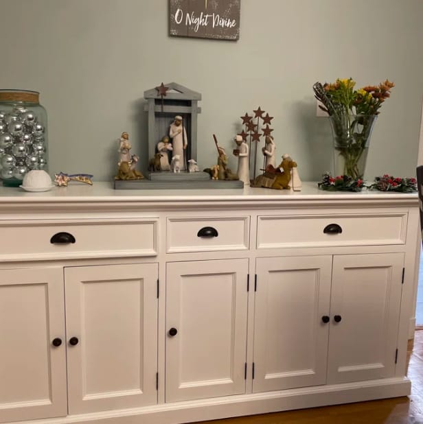 Customer photo review of Buffet with 3 Drawers and 5 Doors