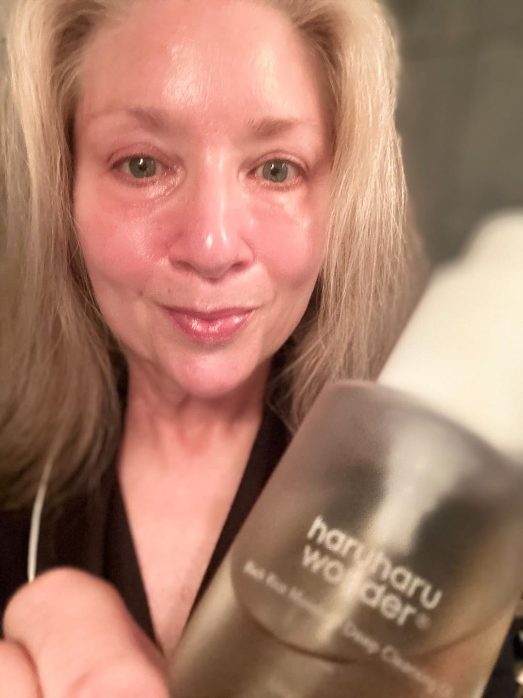 Customer photo review of BLACK RICE moisture cleansing oil