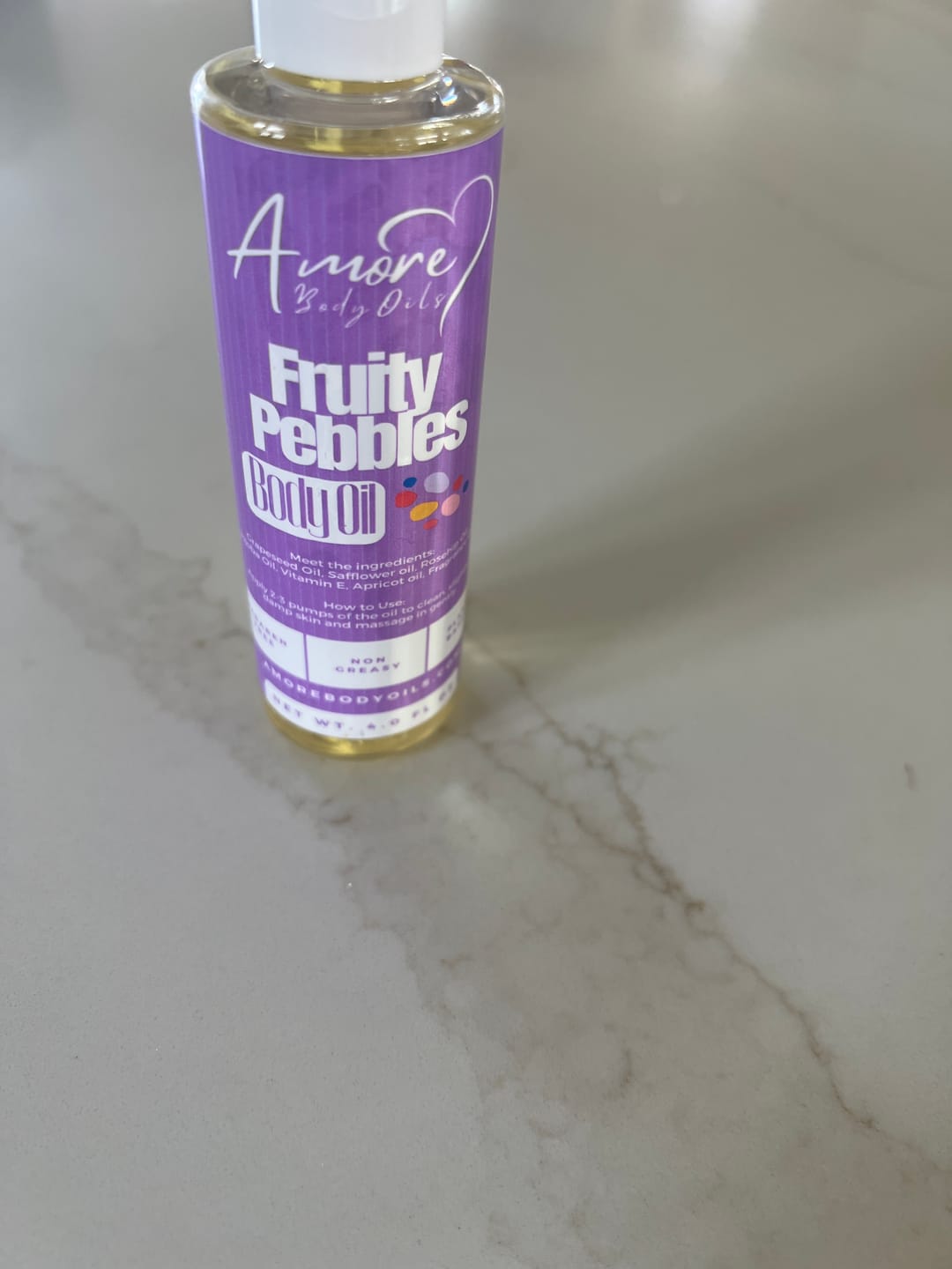 Customer photo review of Fruity Pebbles - Body Oil