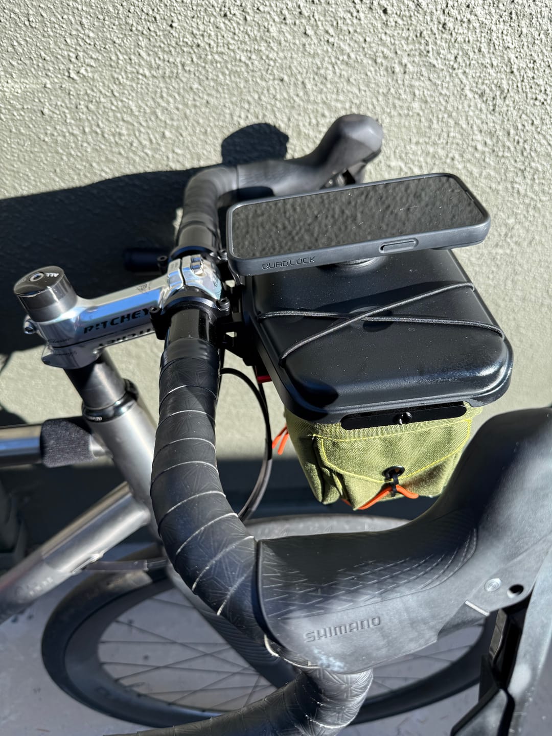 Customer photo review of The Handlebar Bag