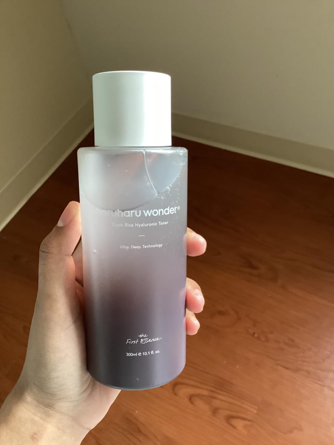 Customer photo review of BLACK RICE hyaluronic toner