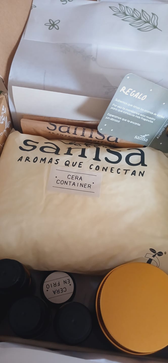 Customer photo review of Kit inicial Velas Recipiente + Taller