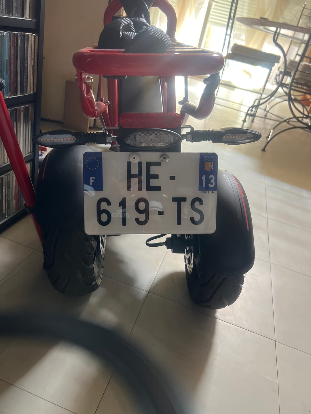 Customer photo review of Plaque d'immatriculation
