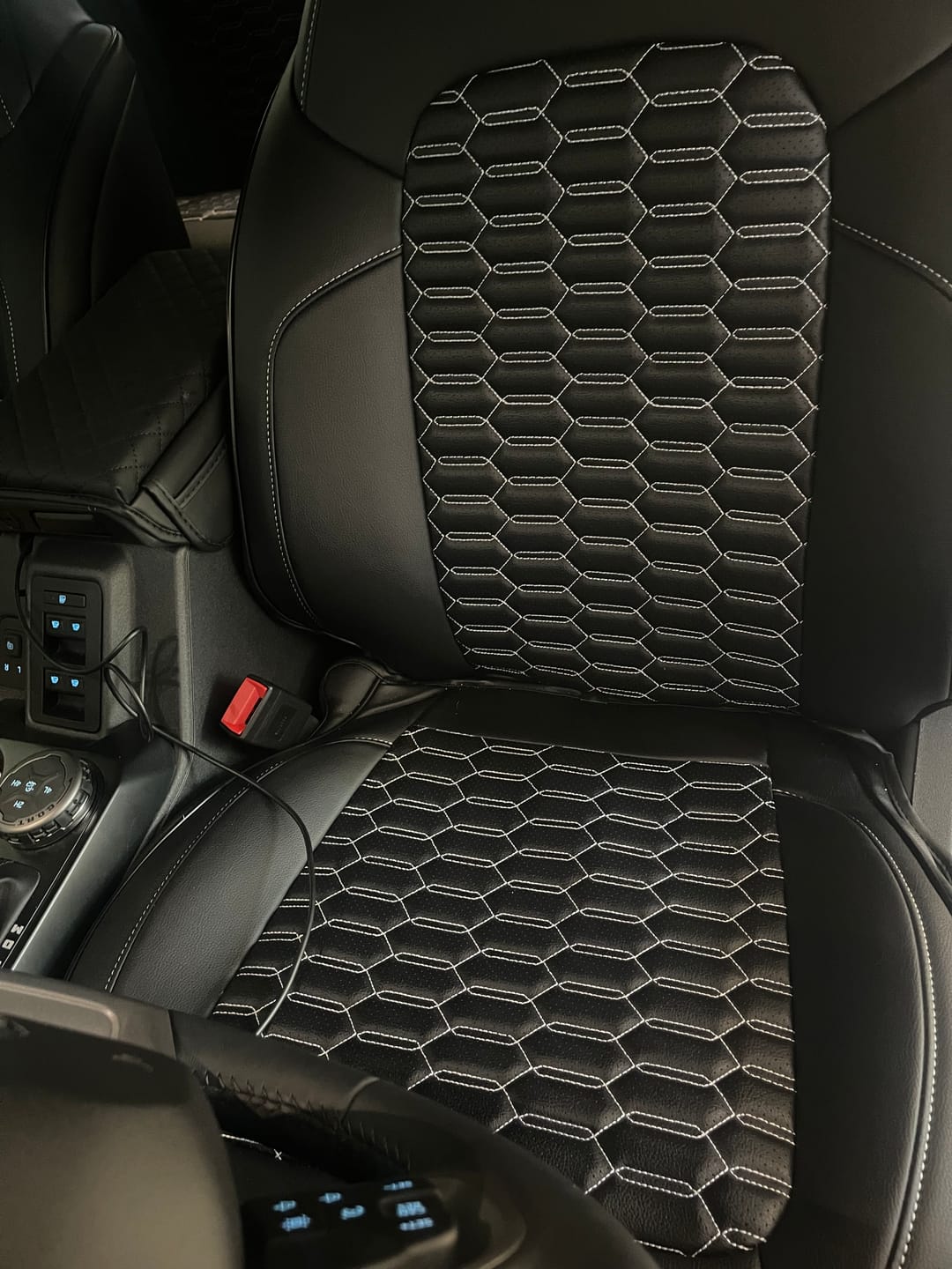Customer photo review of 2021+ Ford Bronco 4 Door Custom Leather Seat Covers