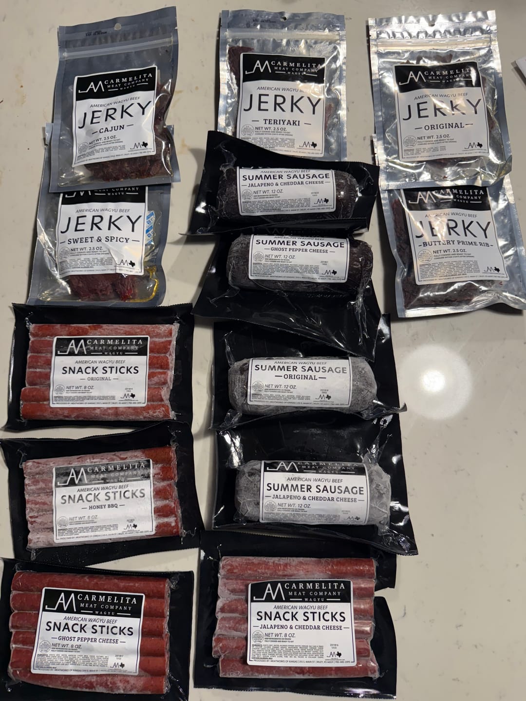 Customer photo review of Wagyu Beef Jerky