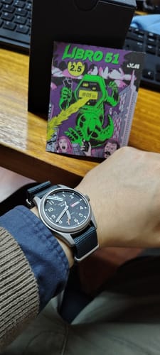Customer photo review of Reloj Seiko 5 Análogo Automático SRPG31 Metálico 39,4mm Field Made In Japan