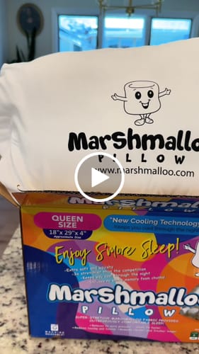 Customer video review of The Marshmalloo Pillow
