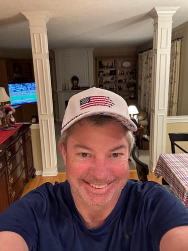 Customer photo review of USA Hat White