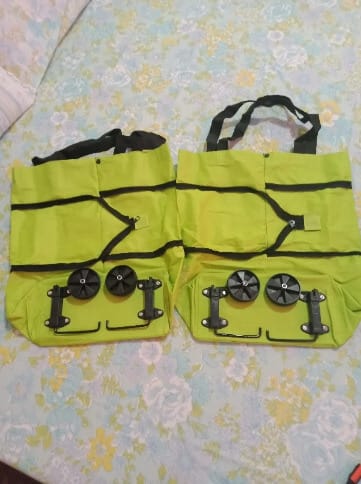 Customer photo review of Ceger kolica za kupovinu sa točkićima