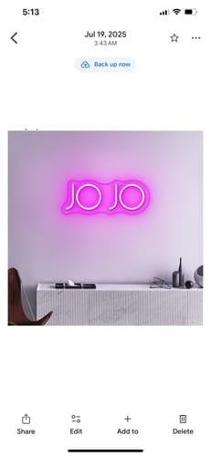 Customer photo review of US Custom Neon: Jordan
