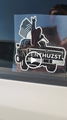 Customer video review of YETI DECAL