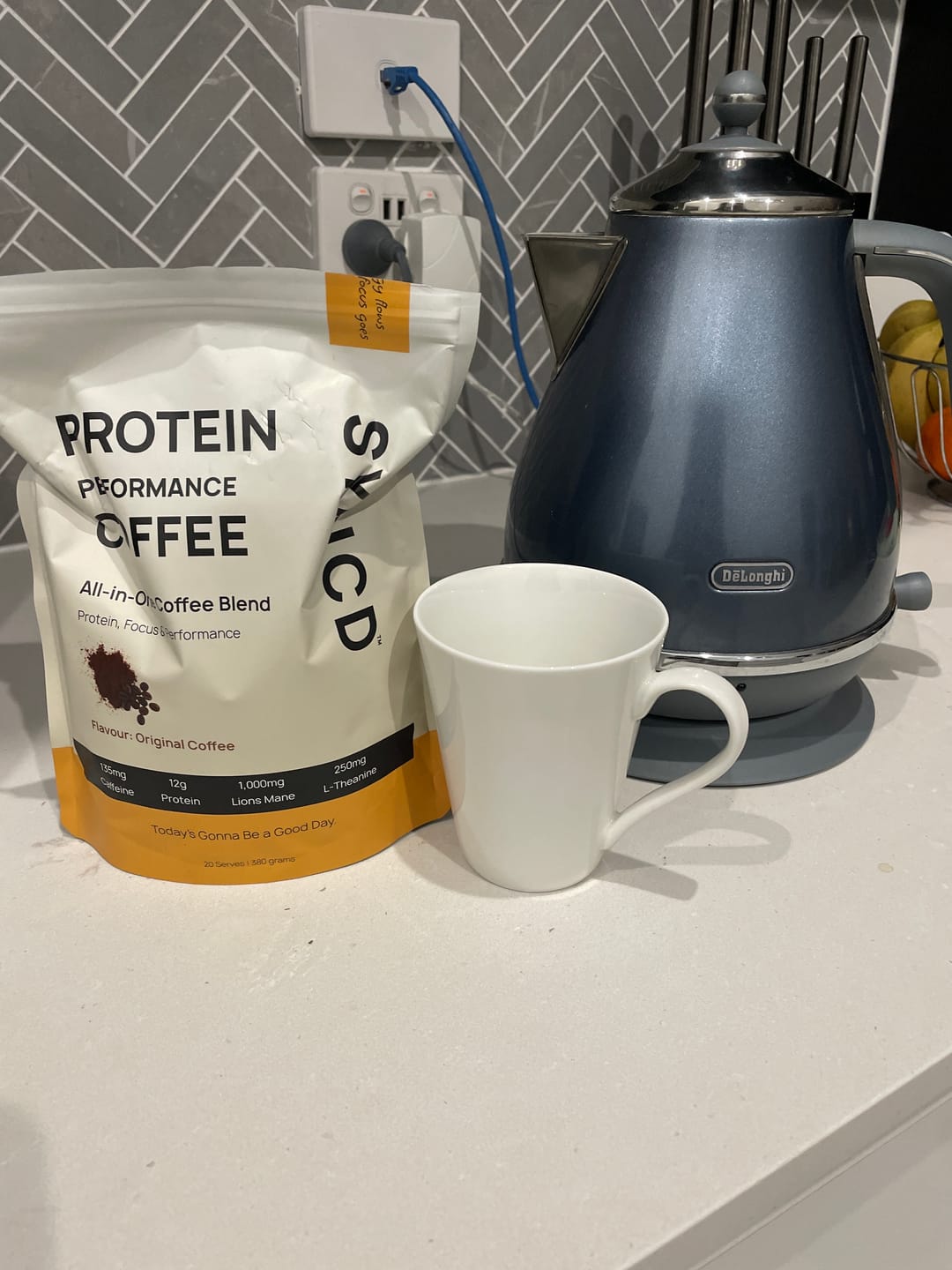 Customer photo review of Protein Coffee Hydrolysed Grass Fed Protein (20 serves)