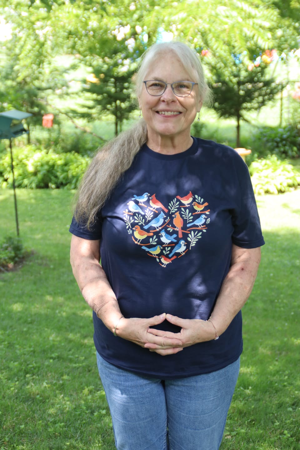 Glenn C. wearing the Heart Full of Birds T-Shirt