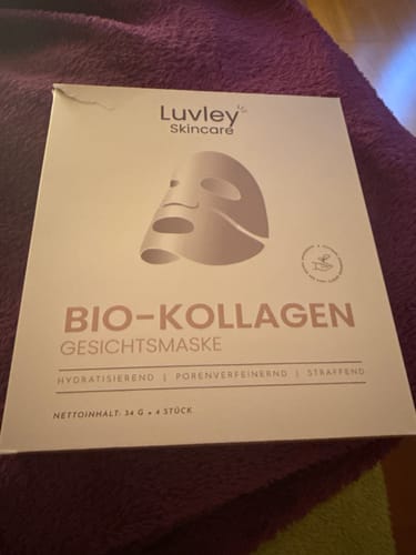 Customer photo review of Bio-Kollagen Gesichtsmaske