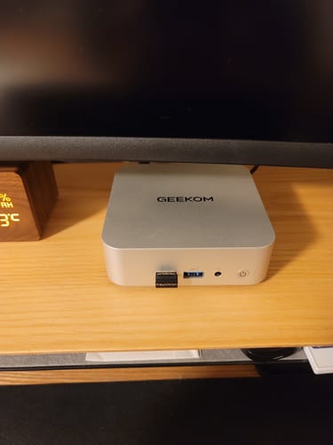 Customer photo review of 日本限定 GEEKOM A6 ミニPC AMD Ryzen R7-6800H