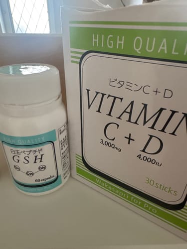 Customer photo review of ワカサプリ 白玉ペプチド（GSH）- Wakasapri for Pro.