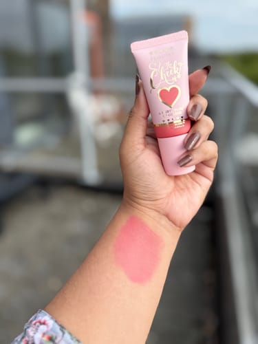 Customer photo review of P. Louise The Cheek Of It Liquid Blush