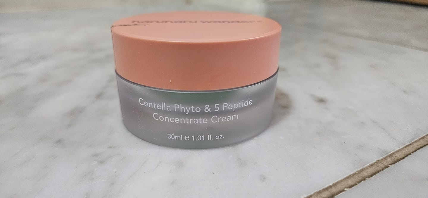 Customer photo review of CENTELLA phyto & 5 peptide concentrate cream