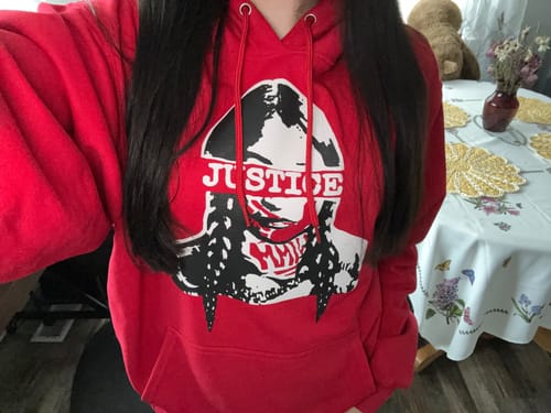 Customer photo review of Justice Hoodie