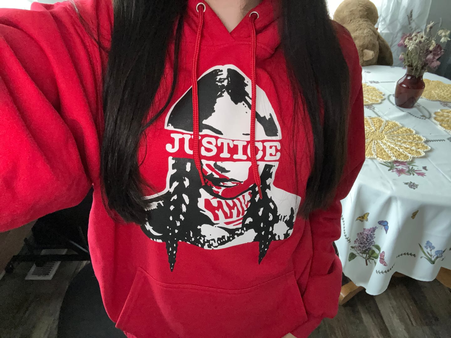 Customer photo review of Justice Hoodie