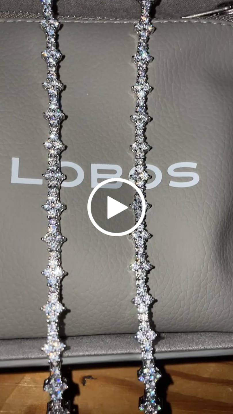 Customer video review of 3MM HONEYCOMB BRACELET – SILVER PLATED