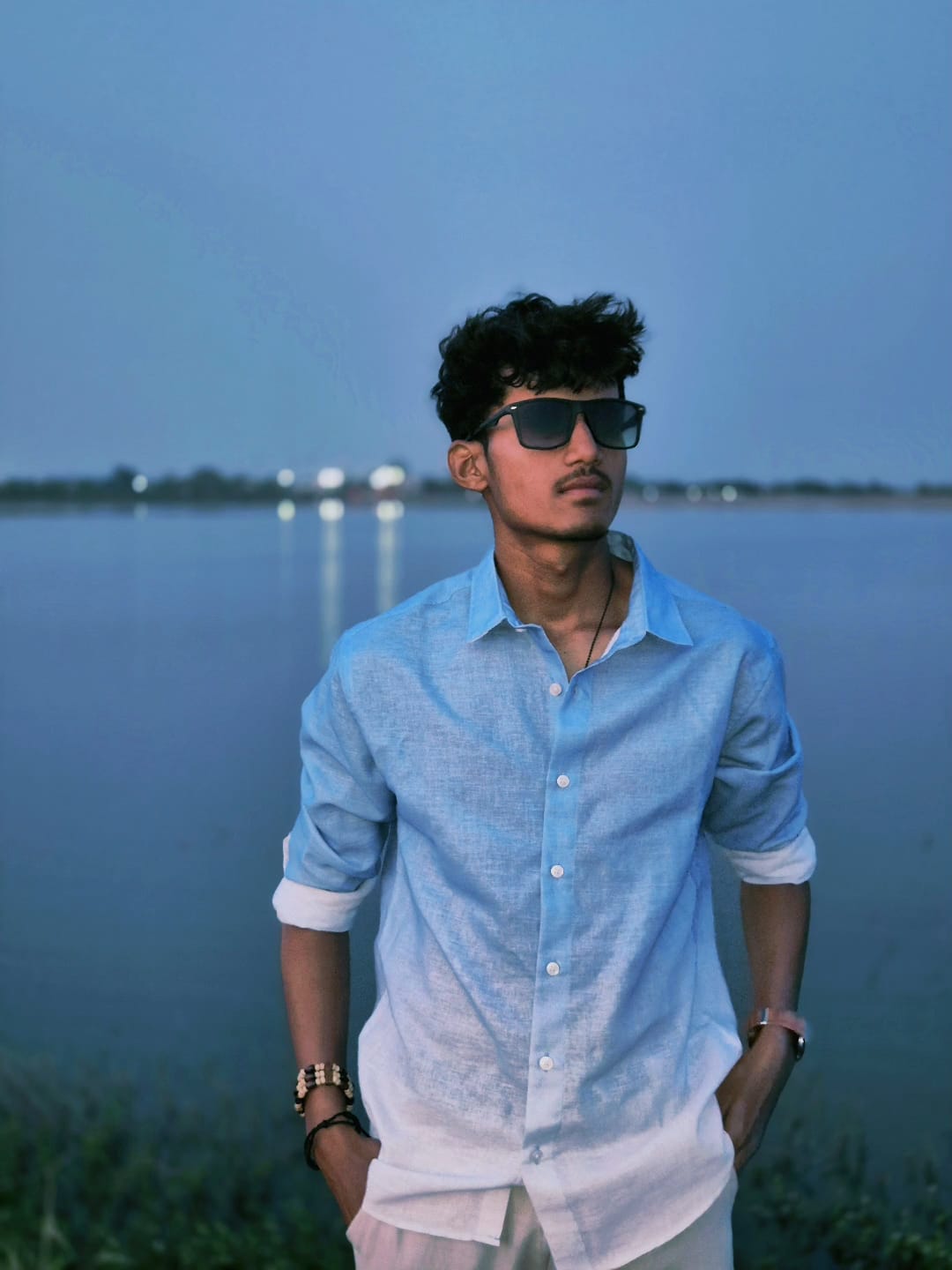 Customer photo review of Blue Ombre Shirt