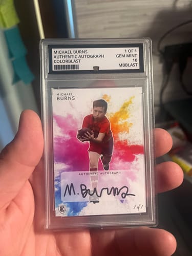 Customer photo review of Custom Graded Card