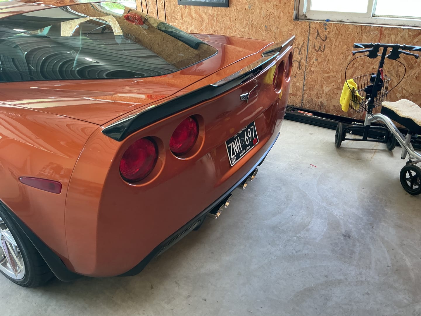 Customer photo review of Corvette C6 ZR1 Extended Rear Trunk Spoiler