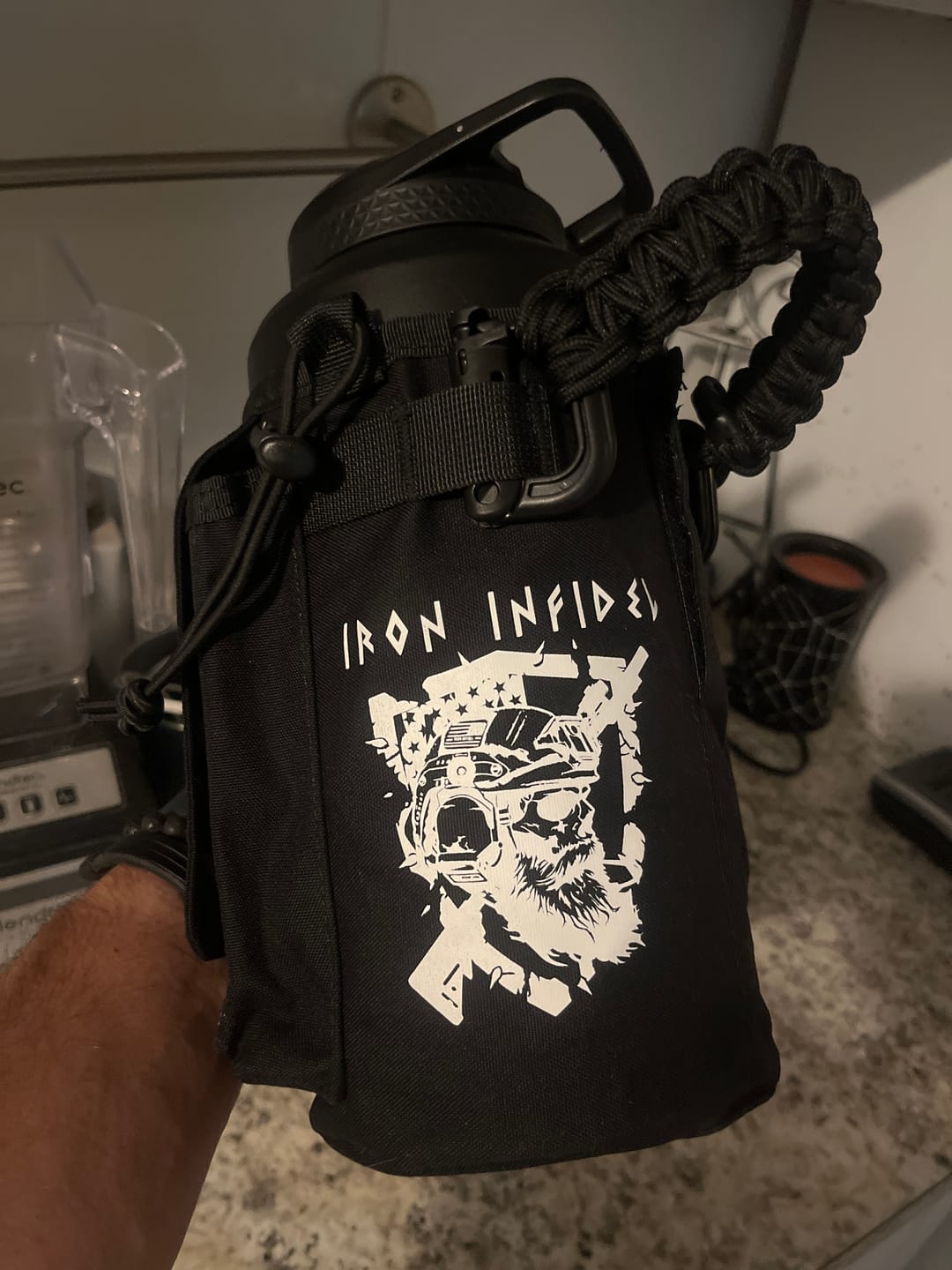 Customer photo review of Battle Bottle Sleeves - 64oz