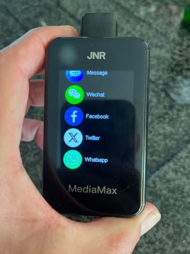 Customer photo review of JNR - MediaMax - 40K - Puff / Vape Jetable - 2% nicotine - Smart connect