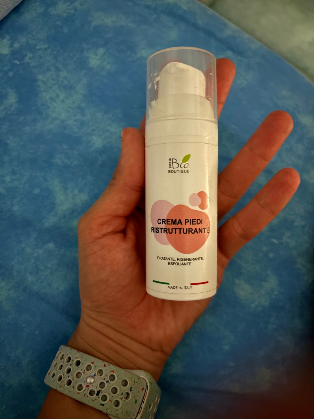 Customer photo review of Crema Piedi Ristrutturante