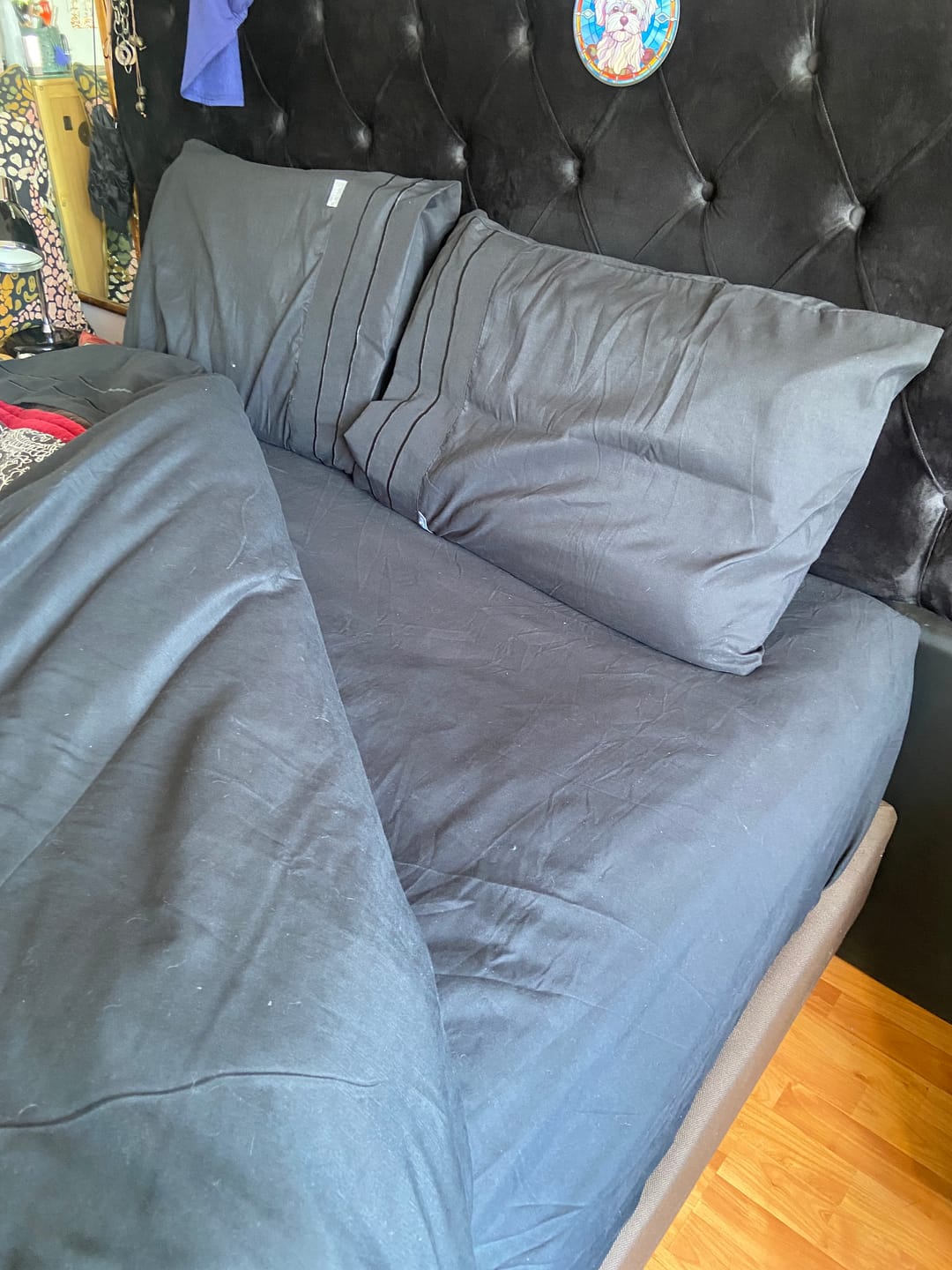 Customer photo review of Sábanas Lujo 1800 Hilos - 2 Plazas - Soft Touch