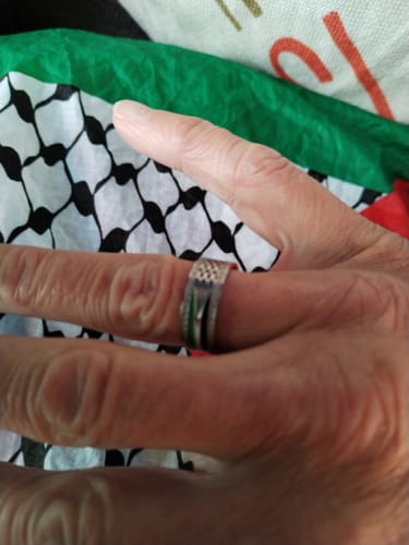 Customer photo review of Palestine Heritage Ring