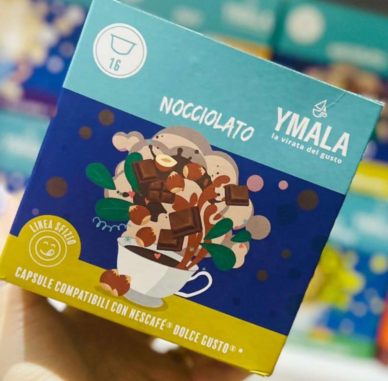 Customer photo review of 16 capsule di Ymala Nocciolato