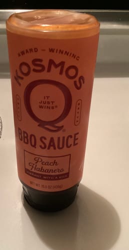 Customer photo review of Peach Habanero BBQ Sauce
