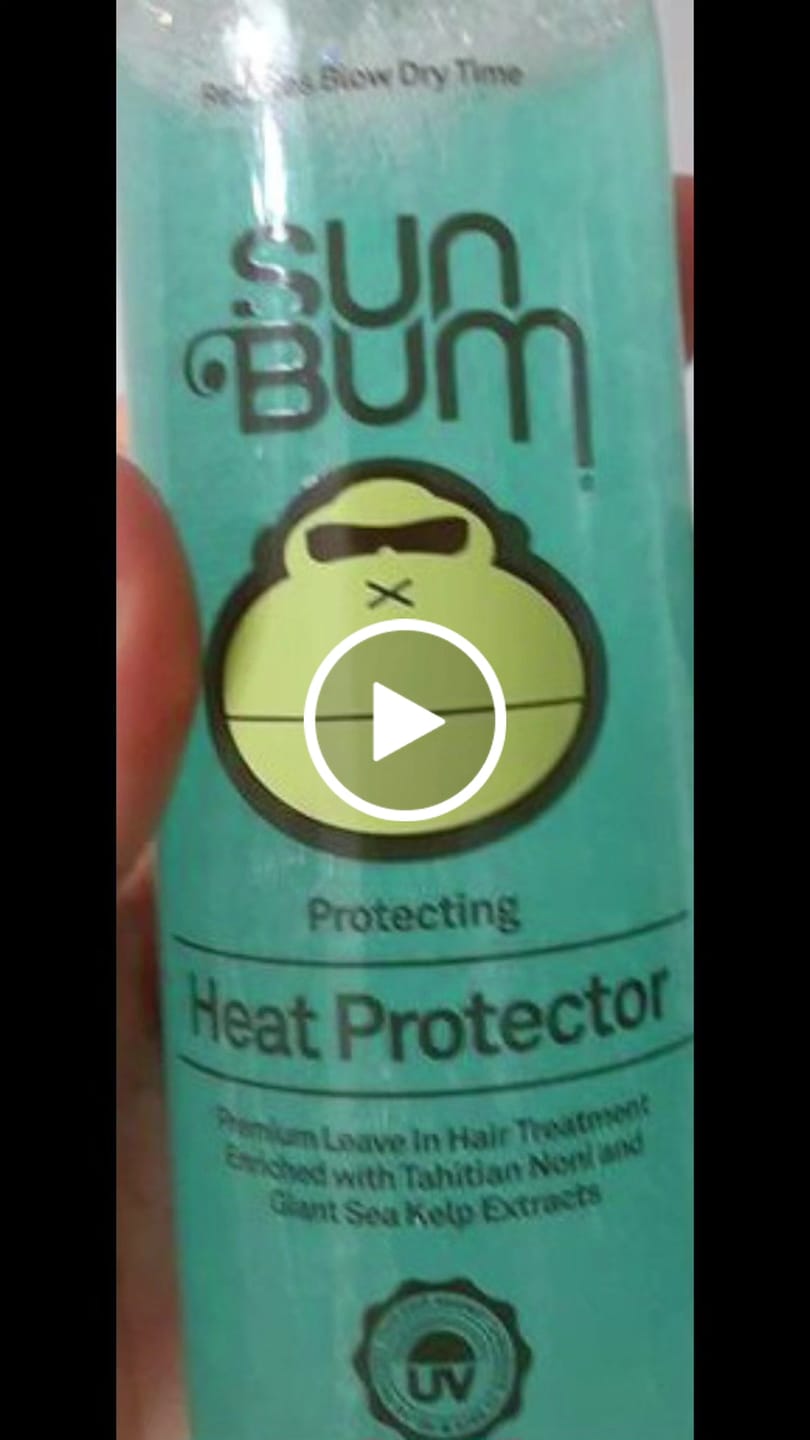Customer video review of SUN BUM - HEAT PROTECTOR - 177ml