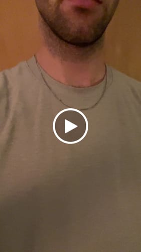 Customer video review of 2mm Thin Cuban Link Chain