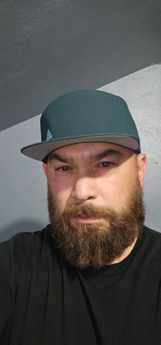 Customer photo review of Big Flat Bill Structured Watersport Hat