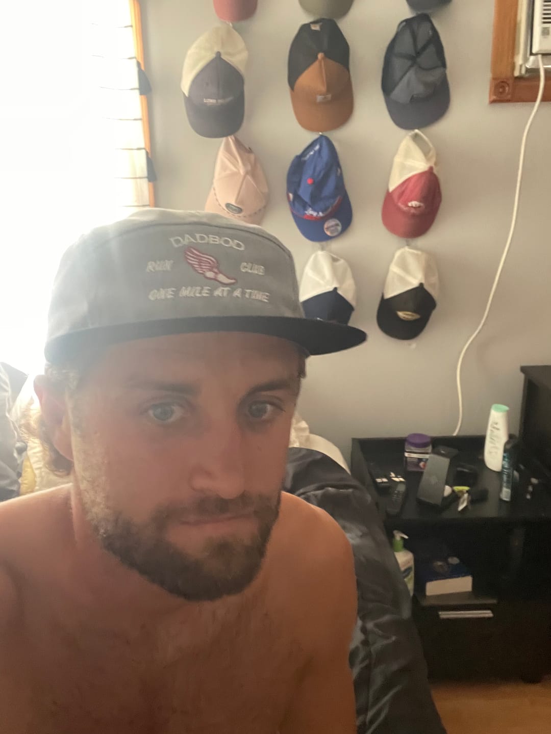 Customer photo review of Dadbod Running Athletic Hat