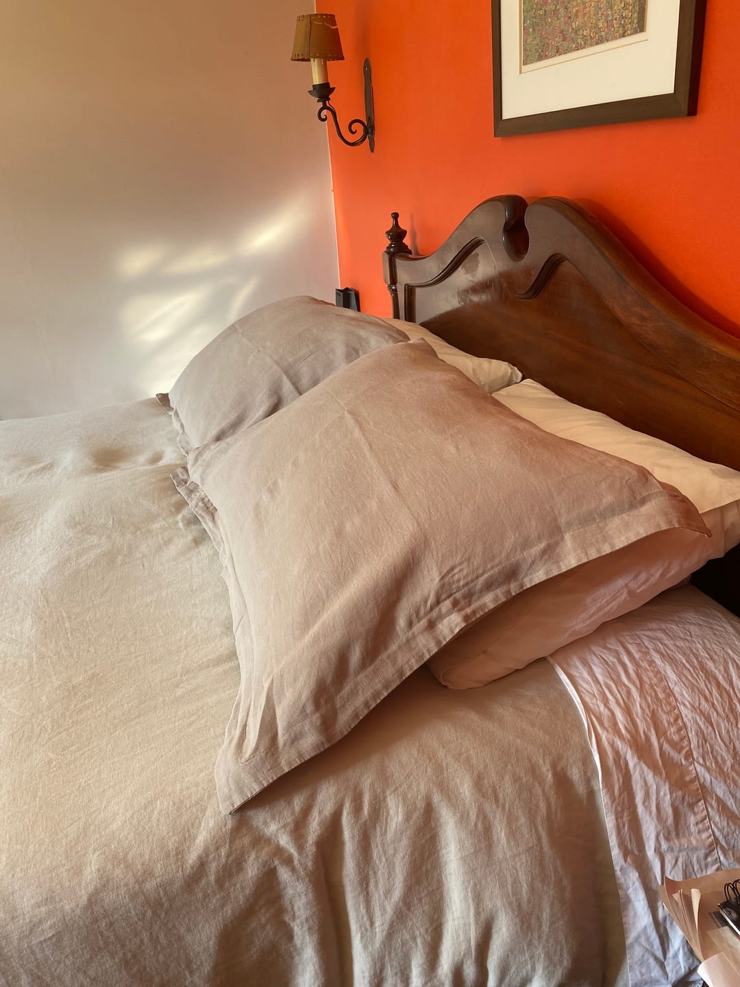 Customer photo review of Funda Almohada Taupé