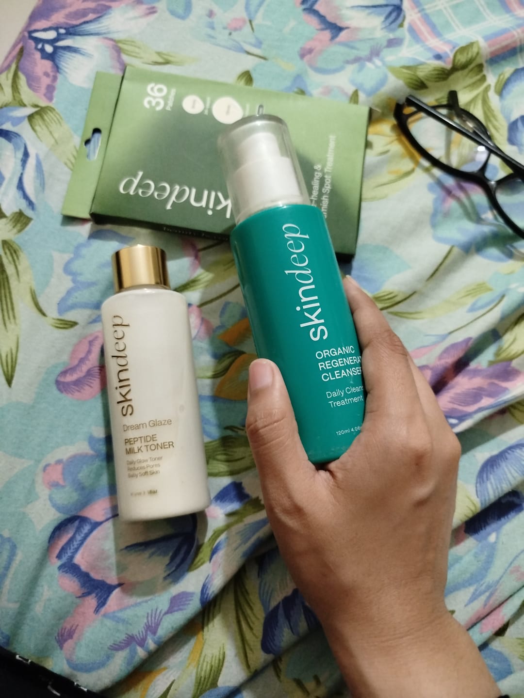 Customer photo review of ORGANIC REGENERATING FACE WASH - Daily Cleansing Treatment