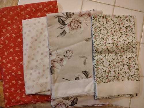 Customer photo review of End of Bolt Mystery Fabric