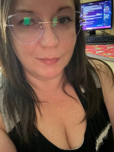 Customer photo review of Nina Eyeglasses