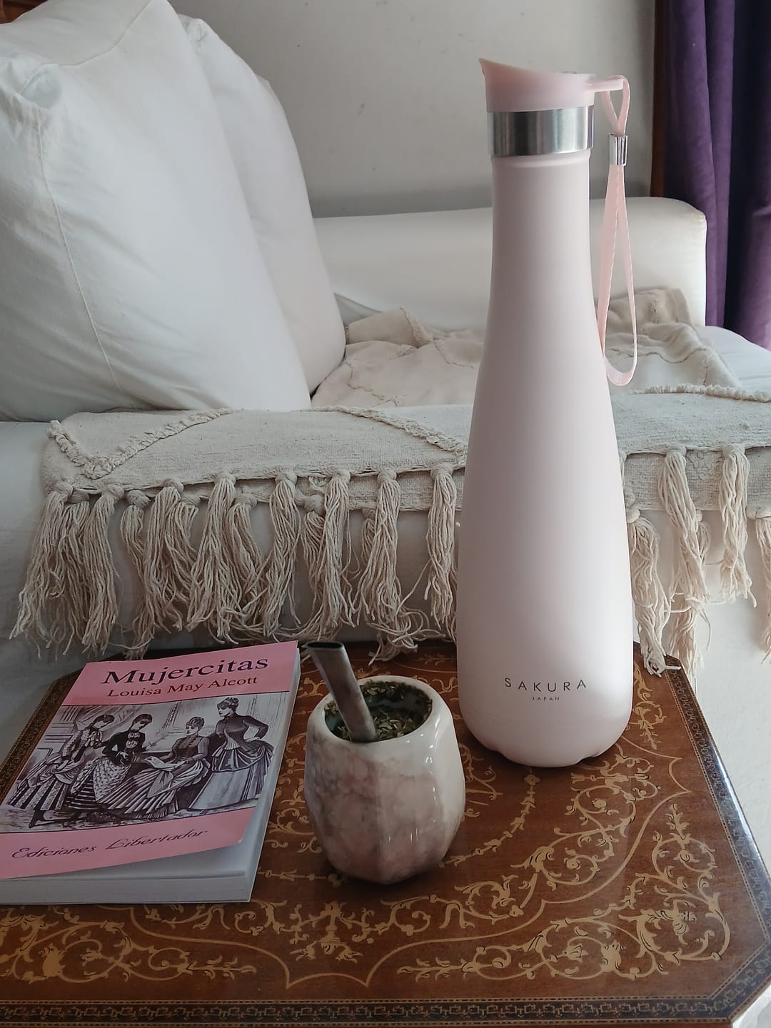 Customer photo review of Termo / Botella Térmica Sakura Wavy Rosa 750 ml