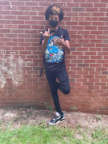 Customer photo review of Rare Air 3s DopeSkill T-Shirt Stressless Graphic
