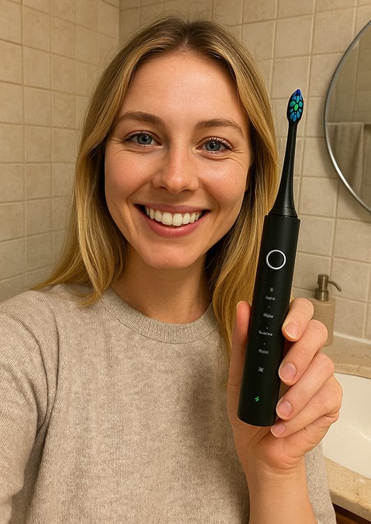 Customer photo review of Sonische Elektrische Tandenborstel