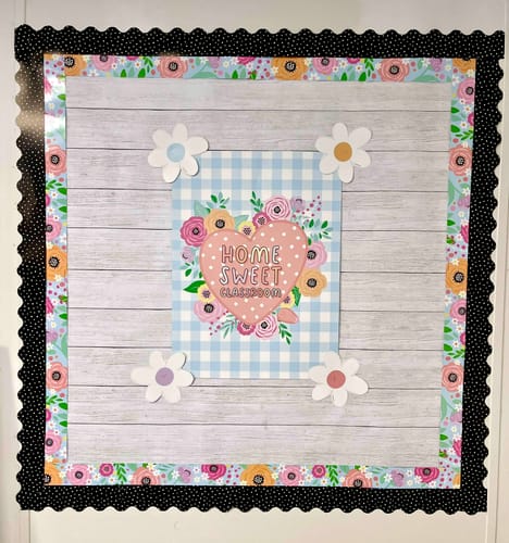 Customer photo review of Home Sweet Classroom Pastel Classroom Poster | Pretty in Pastel