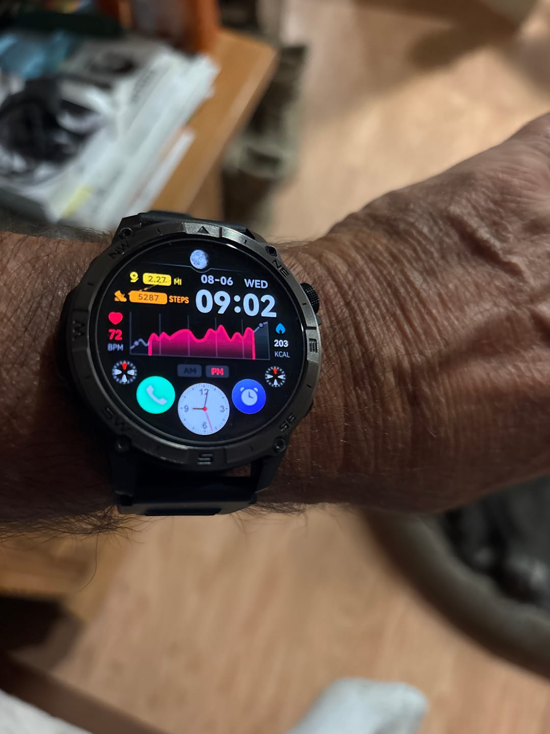 Customer photo review of ZE™ Force Smartwatch – Power Your Day, Track Your Way