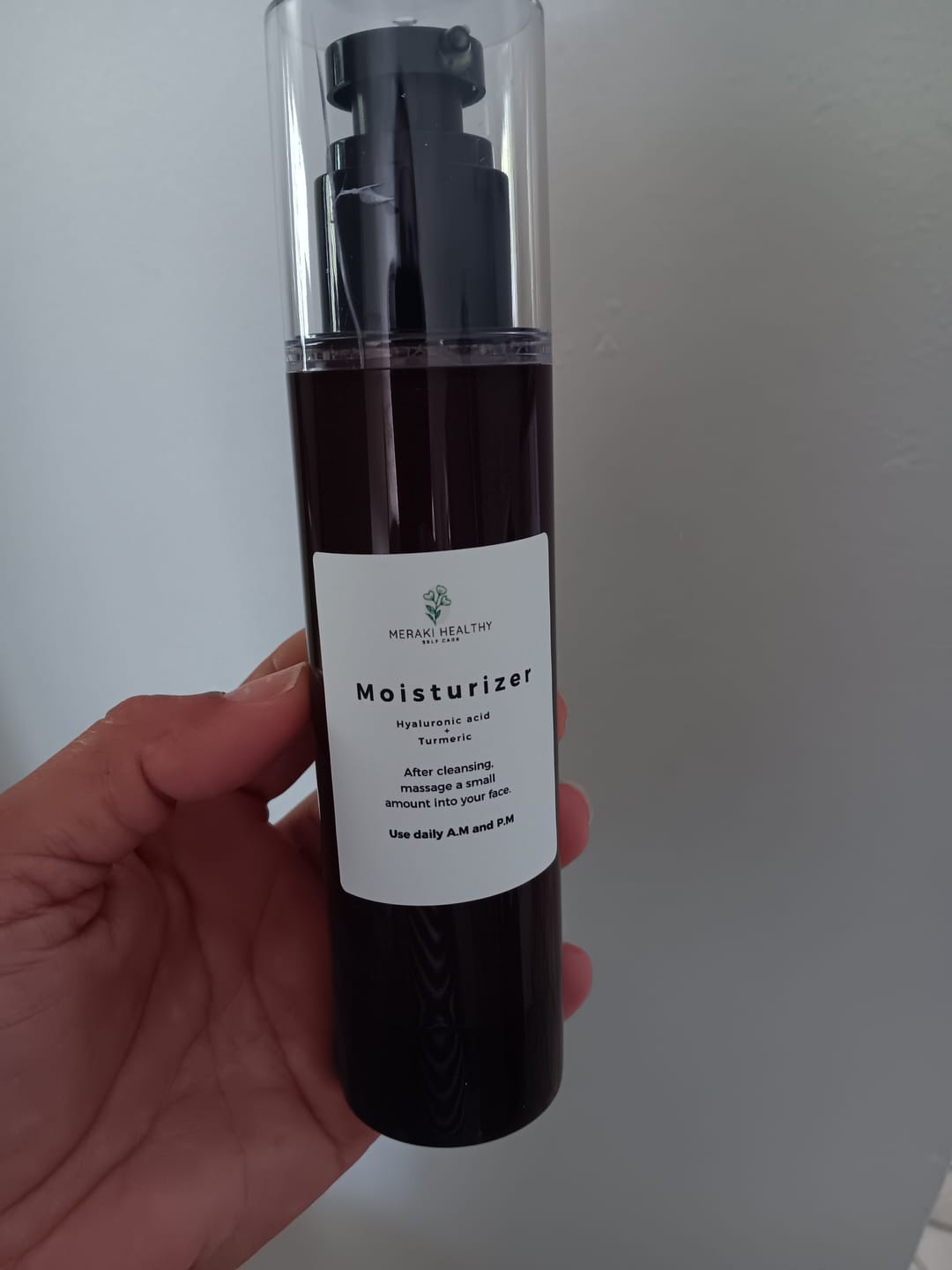 Customer photo review of Moisturizer cream with  Hyaluronic Acid