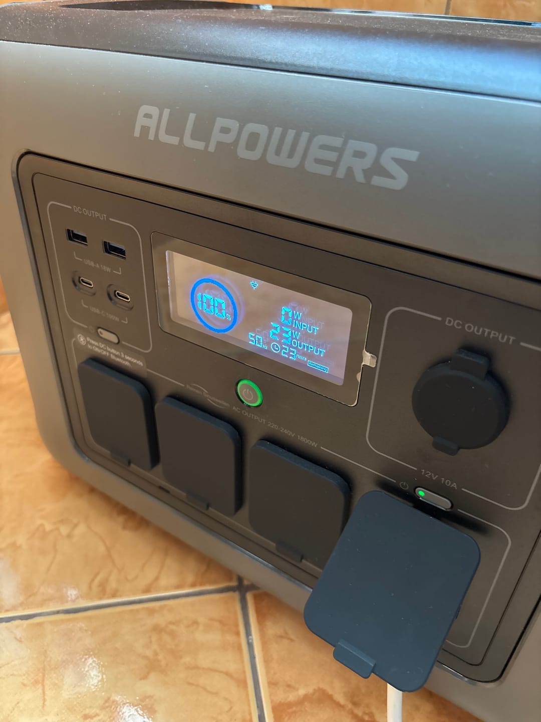 Customer photo review of ALLPOWERS R1500 Portable Power Station 1800W 1152Wh LiFeP04 Battery